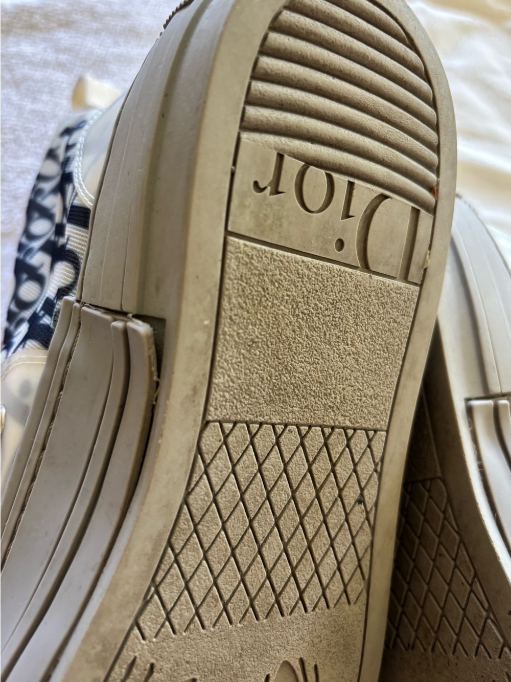 Dior Womens Grey High Top Sneakers - Picture 5 of 9